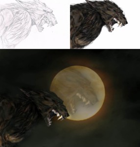 Drawn to Life Werewolf Process       